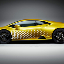 Zijdelingse Diamant Ruit Race Vinyl Sticker Grafische voor Lamborghini Huracan Evo
 2