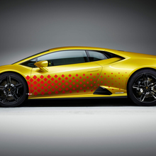 Zijdelingse Diamant Ruit Race Vinyl Sticker Grafische voor Lamborghini Huracan Evo
 3