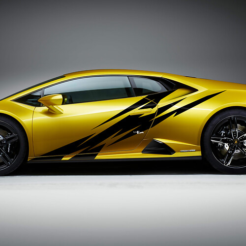 Zijgraphics Racing Vinyl Sticker Grafische stickers voor Lamborghini Huracan Evo
