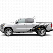 Gezagte Deur- & Zijpaneel Vinyl Strepen voor Chevrolet Colorado 3e Generatie 2023-2026_2