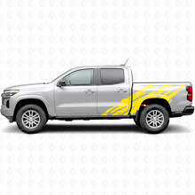 Gezagte Deur- & Zijpaneel Vinyl Strepen voor Chevrolet Colorado 3e Generatie 2023-2026_3