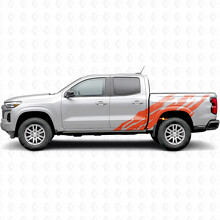 Gezagte Deur- & Zijpaneel Vinyl Strepen voor Chevrolet Colorado 3e Generatie 2023-2026_4