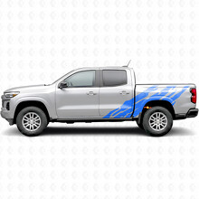 Gezagte Deur- & Zijpaneel Vinyl Strepen voor Chevrolet Colorado 3e Generatie 2023-2026_5
