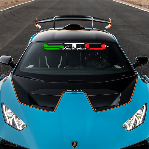 STO Voorruit Racing Vinyl Decal Sticker Graphics voor Lamborghini STO
