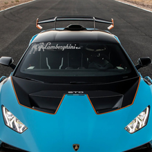 Motorkap Centrale Streep STO logo Racing Vinyl Sticker Grafische voor Lamborghini STO
 2