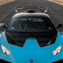 Motorkap Centrale Streep STO logo Racing Vinyl Sticker Grafische voor Lamborghini STO
 2