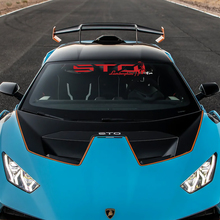 Motorkap Centrale Streep STO logo Racing Vinyl Sticker Grafische voor Lamborghini STO
 3