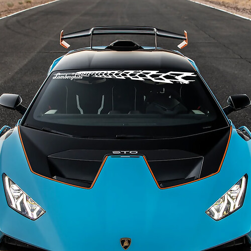 Voorruit STO-logo Lambo Vinyl Sticker Grafische sticker voor Lamborghini STO 2
