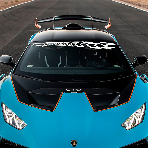 Voorruit STO-logo Lambo Vinyl Sticker Grafische sticker voor Lamborghini STO 2
