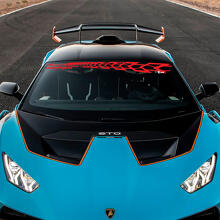 Voorruit STO-logo Lambo Vinyl Sticker Grafische sticker voor Lamborghini STO 2
 3