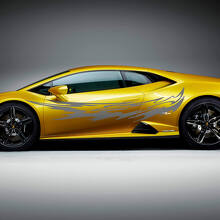Lightning Tribal Side Racing Vinyl Decal Sticker Graphics voor Lamborghini Huracan Evo 2