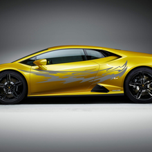 Zijkant Graphics Racing Vinyl Sticker Grafische voor Lamborghini Huracan Evo
 2