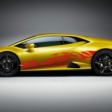 Zijkant Graphics Tribal Racing Vinyl Sticker Grafische voor Lamborghini Huracan Evo 2
 3