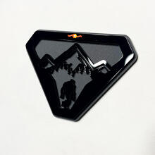 Bergen Sasquatch Bigfoot Yeti Spatbordemblemen Achterklepembleem 3D-embleem 2
 4