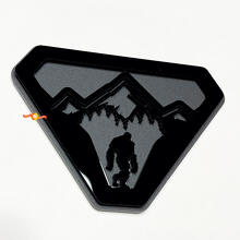 Bergen Sasquatch Bigfoot Yeti Spatbordemblemen Achterklepembleem 3D-embleem 2
 7