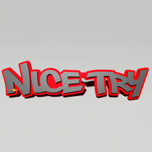 Mooie Try Street Racing Embleem 3D Badge
 5