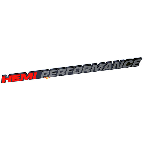 HEMI PRESTATIES Motorkap Badge Embleem 3D Badge voor Dodge Ram 1500 Truck 5.7L V8 Hemi
 1