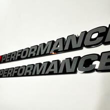 Aangepaste tekst PERFORMANCE motorkapembleem 3D-badge voor Dodge Ram 1500 pick-up 5.7L V8 Hemi 5