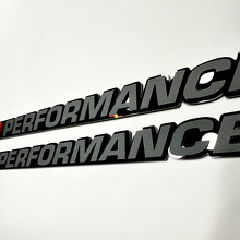 Aangepaste tekst PERFORMANCE motorkapembleem 3D-badge voor Dodge Ram 1500 pick-up 5.7L V8 Hemi 5