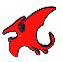 Pterodactylus antiquus Spatbordemblemen Achterklepembleem 3D-embleem
 5