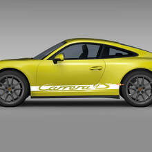Zijschortzijde Racing Strepen Decal Sticker 3 voor Porsche Carrera 4S 3