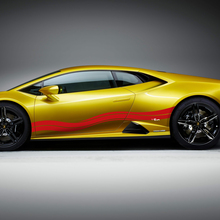 Zijstrepen Grafische Race Vinyl Decal Sticker Graphics voor Lamborghini Huracan Evo
 3