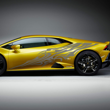 Zijkant Tribal Strepen Grafische Race Vinyl Sticker Grafische voor Lamborghini Huracan Evo
 2