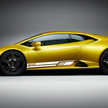 Zijrockerpaneelstrepen Grafische Race Vinyl Sticker Grafische voor Lamborghini Huracan Evo
 2