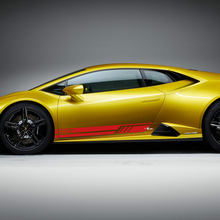 Zijrockerpaneelstrepen Grafische Race Vinyl Sticker Grafische voor Lamborghini Huracan Evo
 3