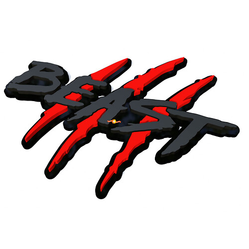 Beest Krabt Klauwen Spatbord Embleem 3D Badge
 1