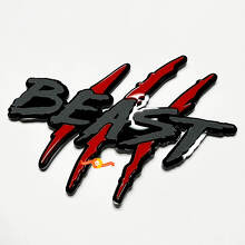 Beast Claw Scratch Spatbord 3D Badge Embleem_7