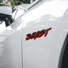 Beast Spatbord Achterklep Embleem 3D Badge
 5