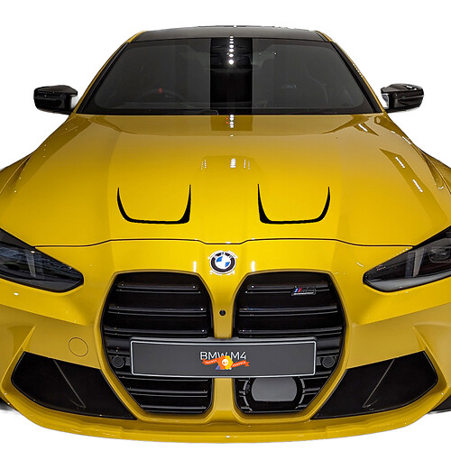 Motorkapvent vinyl stickerstijl voor BMW M4 M3 G80 G82 G83
 1