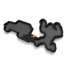 Yeti Sasquatch Jeep Spatbordembleem 3D-badge
 4