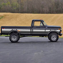 Retro Gradient Vintage Zijgraphics Vinyl Decal Sticker voor Ford F-150 Ranger Lariat 2