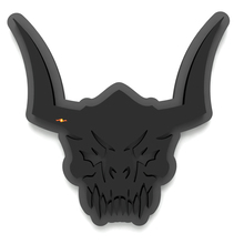 Schedel Monster Achterklep Spatbord Embleem 3D Badge
 4