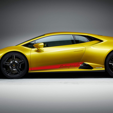 Zijstrepen Graphics Racing Vinyl Decal Sticker Graphics voor Lamborghini Huracan Evo 2
 3
