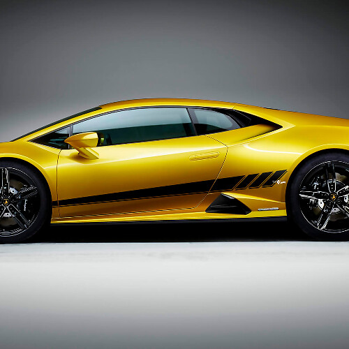 Zijstrepen Grafische Race Vinyl Decal Sticker Grafische voor Lamborghini Huracan Evo 3
