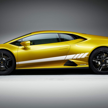 Zijstrepen Grafische Race Vinyl Decal Sticker Grafische voor Lamborghini Huracan Evo 3
 2