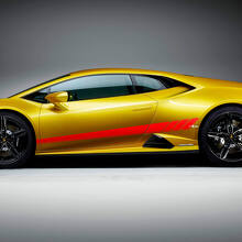 Zijstrepen Graphics Racing Vinyl Decal Sticker Graphics 3 voor Lamborghini Huracan Evo 3