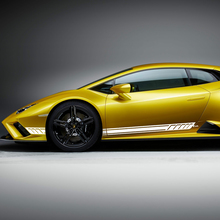 Zijstrepen Grafische Race Vinyl Decal Sticker Graphics voor Lamborghini Huracan Evo 3
 2