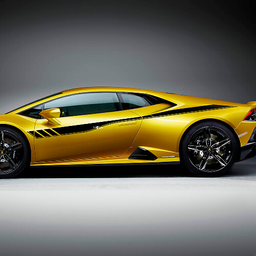 Zijdelingse Strepen Grafieken Racing Vinyl Decal Sticker Grafieken 2 voor Lamborghini Huracan Evo 1