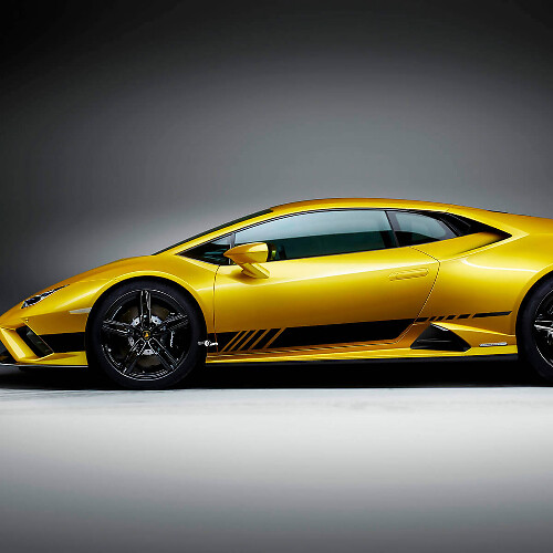 Zijstripes Grafische Racing Vinyl Decal Sticker Grafieken voor Lamborghini Huracan Evo 1