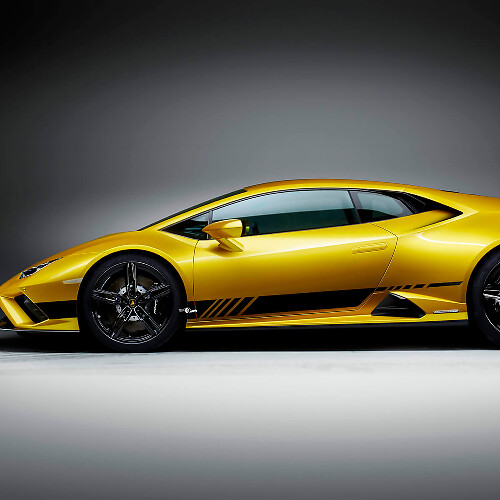 Zijstrepen Graphics Racing Vinyl Decal Sticker Graphics voor Lamborghini Huracan Evo 5
