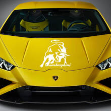 Motorkap Stier Logo Grafieken Racemotief Vinyl Decal Sticker Grafieken voor Lamborghini Huracan Evo 2