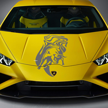 Motorkap Bull Graphics Racing Vinyl Sticker Grafische stickers voor Lamborghini Huracan Evo
 2
