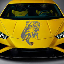 Motorkap Stier Graphics Racing Vinyl Decal Sticker Graphics voor Lamborghini Huracan Evo 2