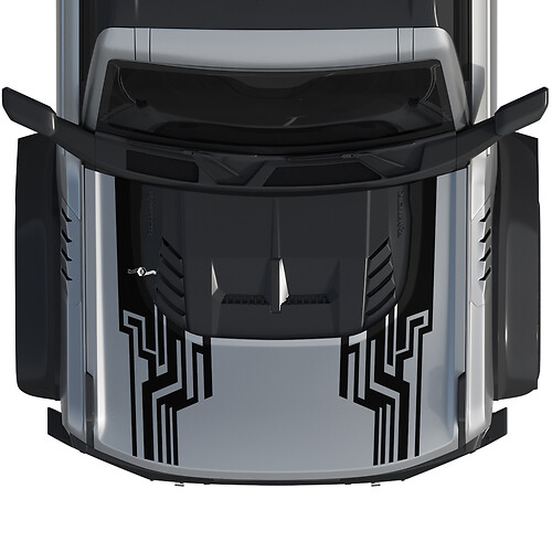 Motorkap Bronco Raptor Wrap Graphics Decal Sticker voor Ford Bronco 2