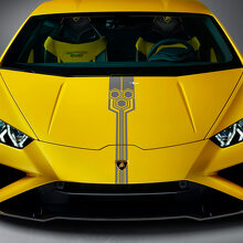Motorkap Streep Racing Vinyl Sticker Grafische voor Lamborghini Huracan Evo
 2