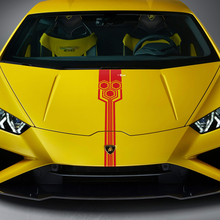 Motorkap Streep Racing Vinyl Sticker Grafische voor Lamborghini Huracan Evo
 3